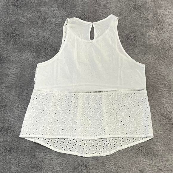 Zara eyelet dainty tank top - Picture 6 of 7